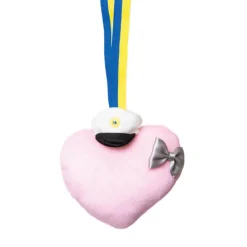 Studenthänge, hjärta rosa 9 cm