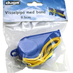 Studenthänge, visselpipa stor med band blå 9,5 cm