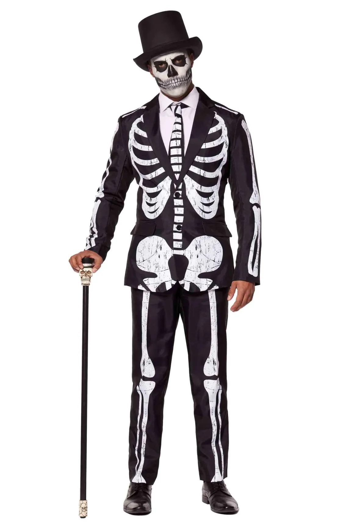 Suitmeister Skeleton Grunge Black
