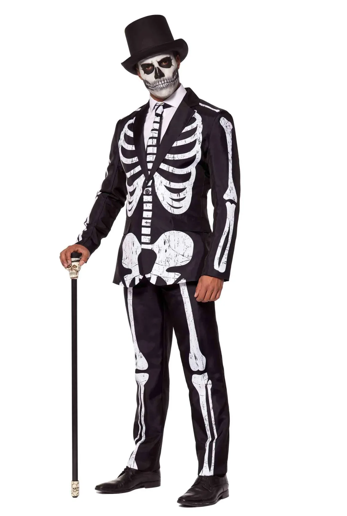 Suitmeister Skeleton Grunge Black