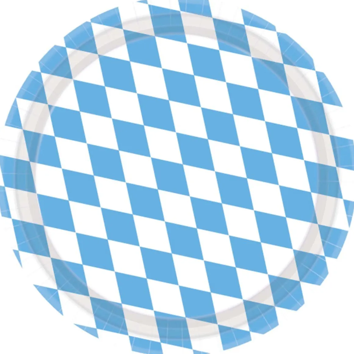 Tallrikar, oktoberfest Bayern Lightblue 8 st