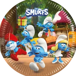 Tallrikar, Smurfarna 23 cm 8 st