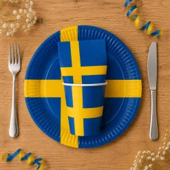 Tallrikar, Sverige 23 cm 8 st