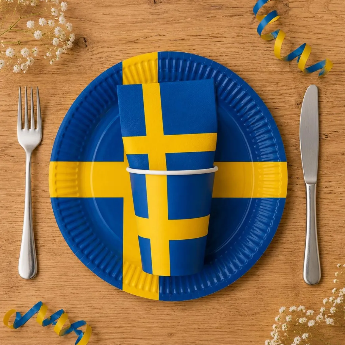 Tallrikar, Sverige 23 cm 8 st