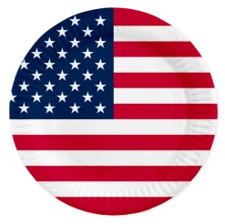 Tallrikar, USA 23 cm 8 st