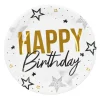 Tallrik, happy birthday 8 st