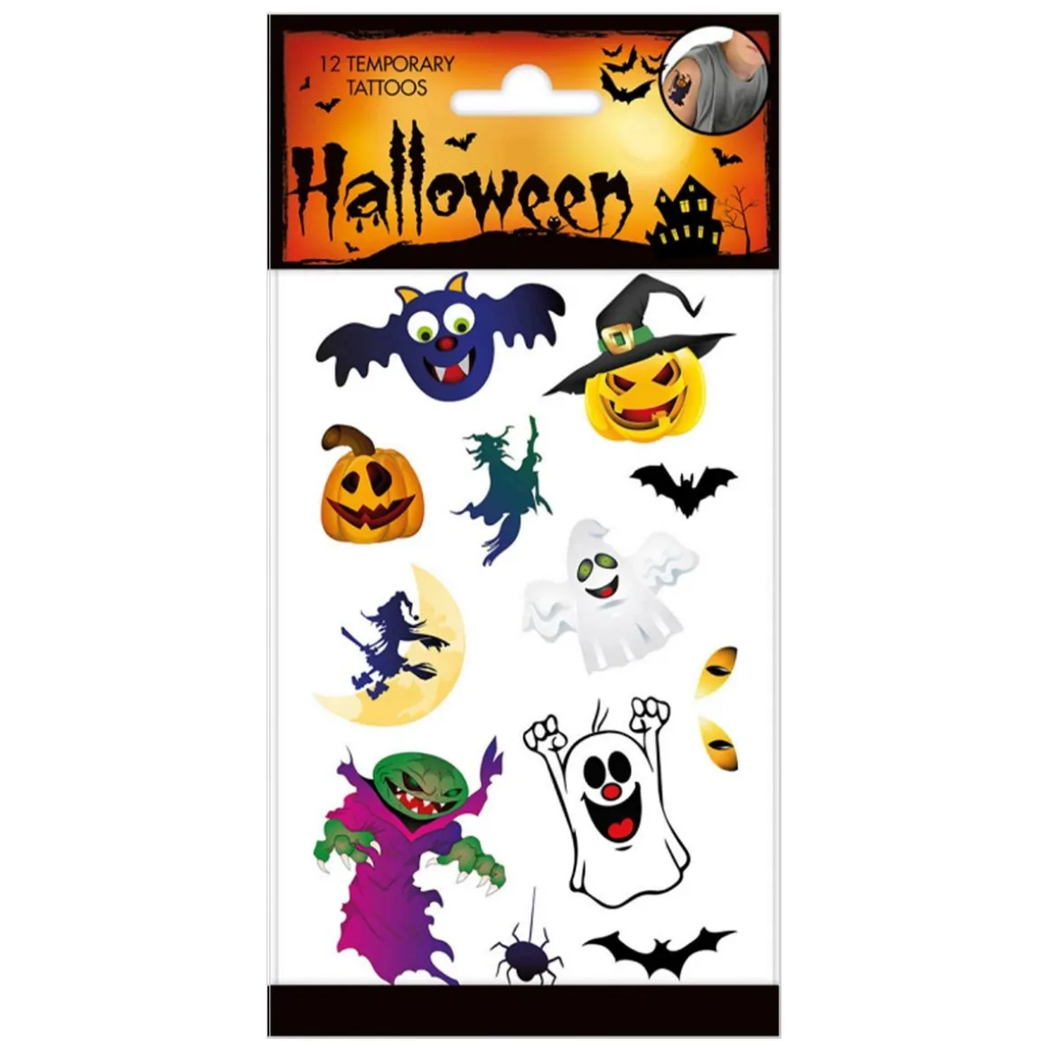 Tatuering, halloween spooky