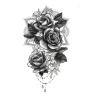 Tatuering, rosor 14x30 cm