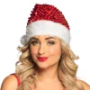 Tomteluva, glitter röd