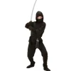 Tonårsdräkt, ninja svart 164 cm / 14-16 år