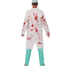 Tonårsdräkt, zombie doktor 14-16 år (168 cm)