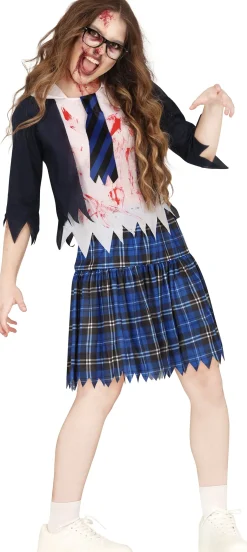 Tonårsdräkt, zombie high schooler 14-16 år (168 cm)