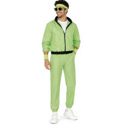 Träningsoverall, grön neon