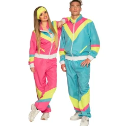Träningsoverall, neon blå