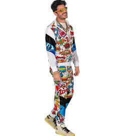 Träningsoverall 80-tal pop art