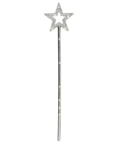 Trollspö, stjärna silver 35 cm