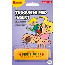 Tuggummi med insekt