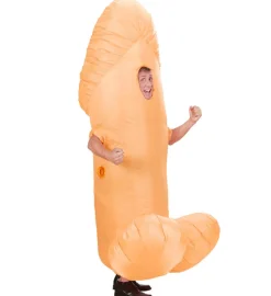 Uppblåsbar dräkt, penis