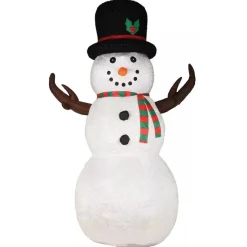 Uppblåsbar props, snögubbe 260 cm