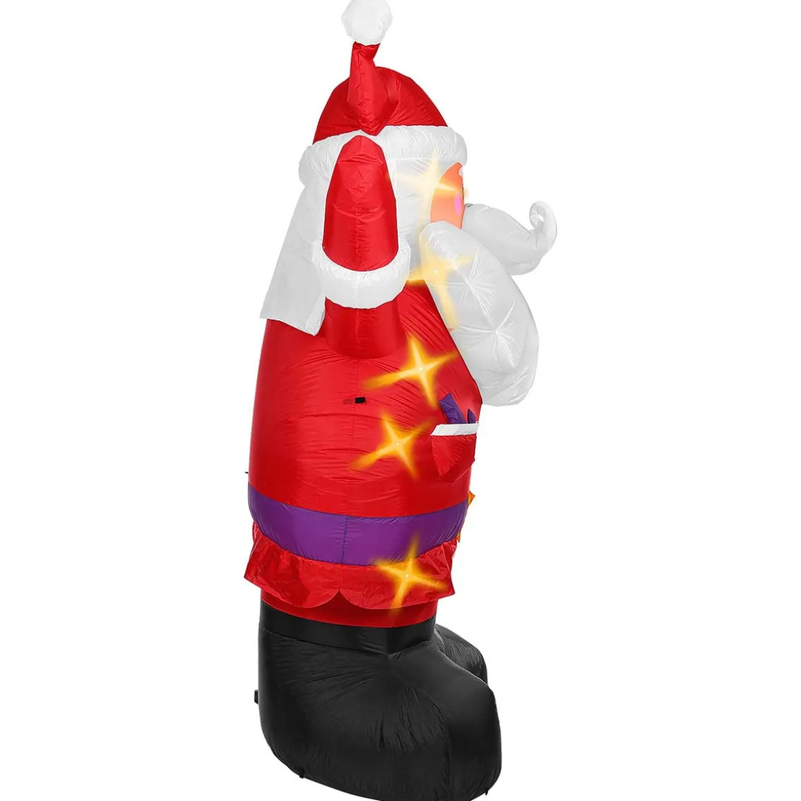 Uppblåsbar props, tomte 300 cm