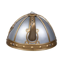 Vikingahjälm, guld/grå