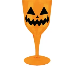 Vinglas i plast, pumpa 19 cm