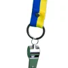 Visselpipa, liten med band silver